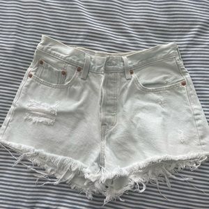 Levi’s light denim shorts